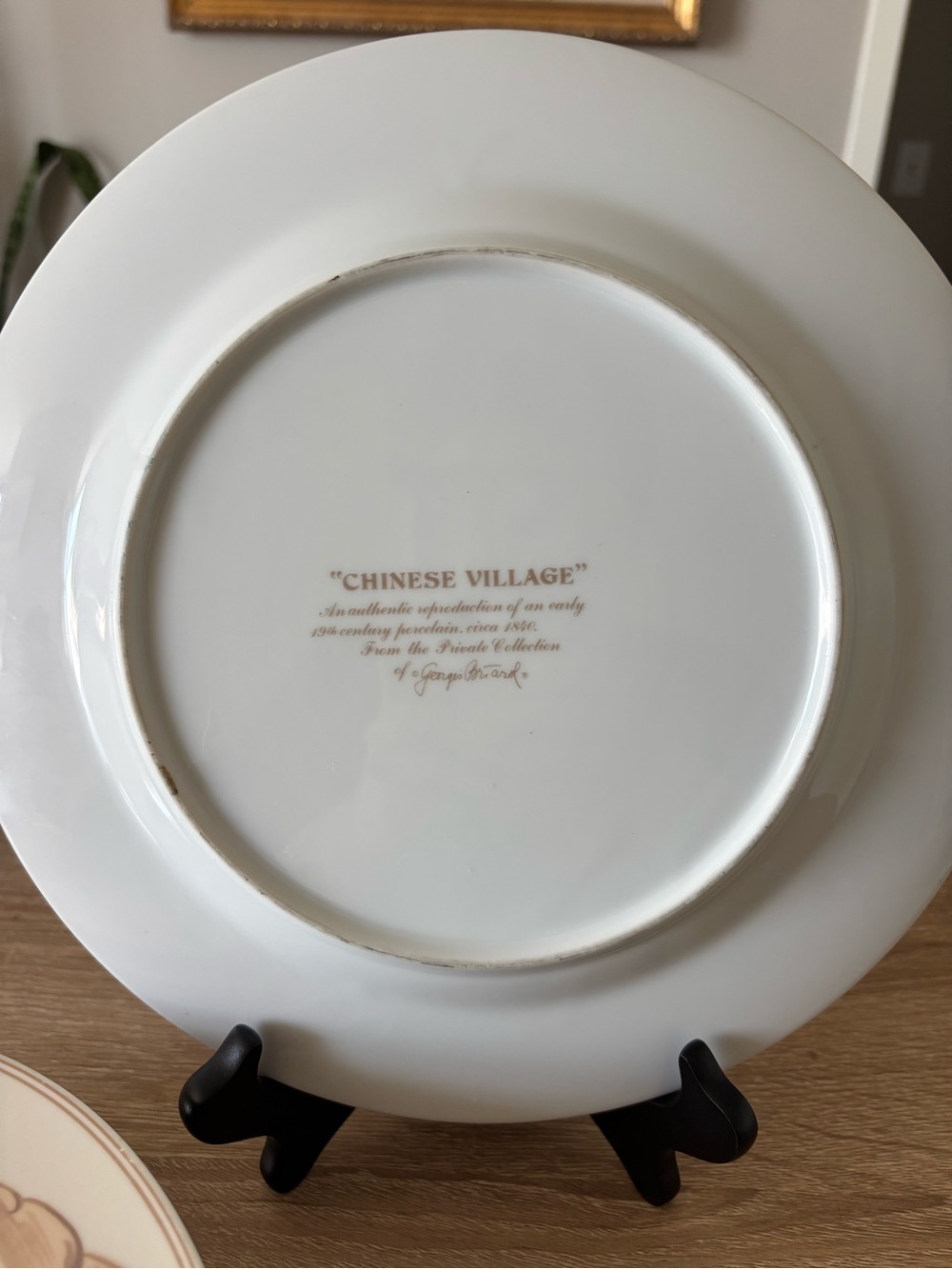 Georges Briard Chinese Village Vintage Dinner Plates Set of 6 10” - Picture 3 of 7